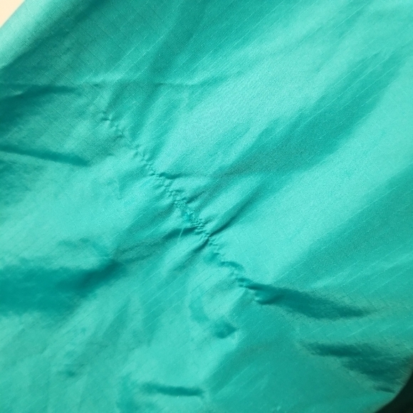 Vintage 80s Retro L.L.Bean Aqua Berry Windbreaker Jacket USA Made Woman's Large - Picture 6 of 7